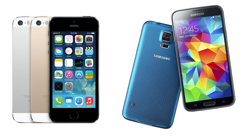 Galaxy vs iphone